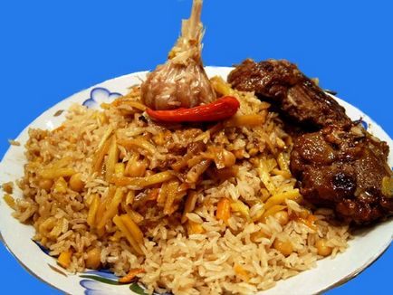 10 Tabele pentru gătit pilaf Uzbek pilaf