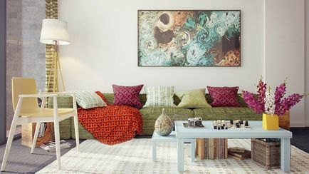 20 Idei minunate pentru decorarea camerei de zi - design interior de fotografie