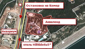 Аквапарк в Анталії Акваленд в Туреччині, басейни, водні гірки, а також дельфінарій і додаткові