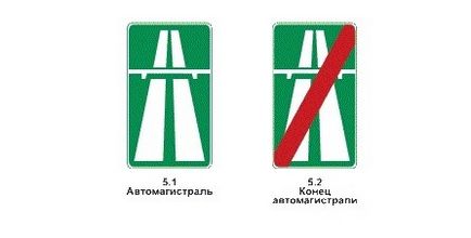 Автомагістраль в правилах дорожнього руху