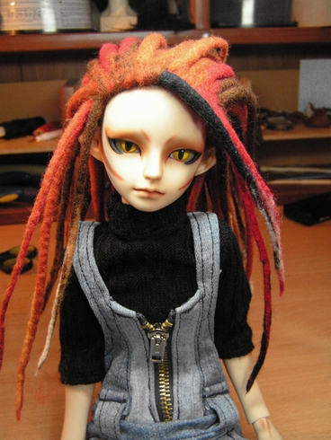 Bjd-club - subiect de vizionare - peruca cu dreadlocks