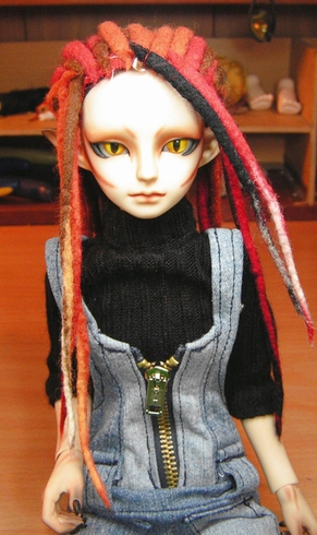 Bjd-club - subiect de vizionare - peruca cu dreadlocks