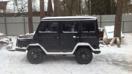 Tuning, hogyan kell egy költségvetést SUV Gelendvagen saját kezét, topzhyr