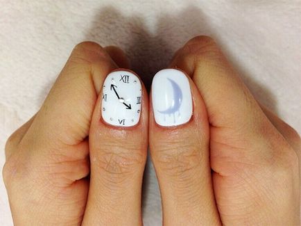 Годинники на нігтях дизайн - фото незвичайної новинки в світі манікюру