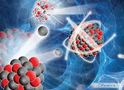 Care este diferența dintre reacția chimică din nucleare