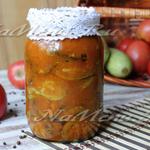 Черемша з томатом на зиму - рецепт з фото