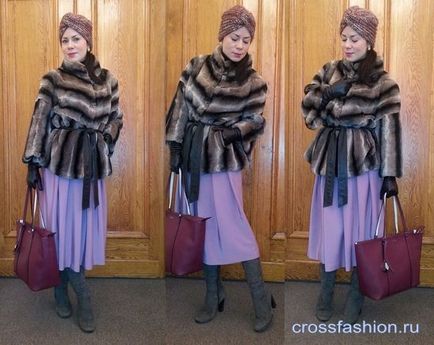 Crossfashion group - з чим носити фіолетову (чорничний) сумку повсякденні образи з верхньої