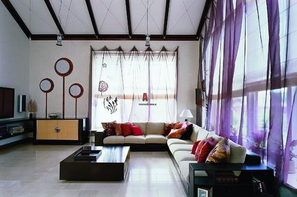 Декоративні балки в інтер'єрі атмосфера сільського будинку в звичайній квартирі
