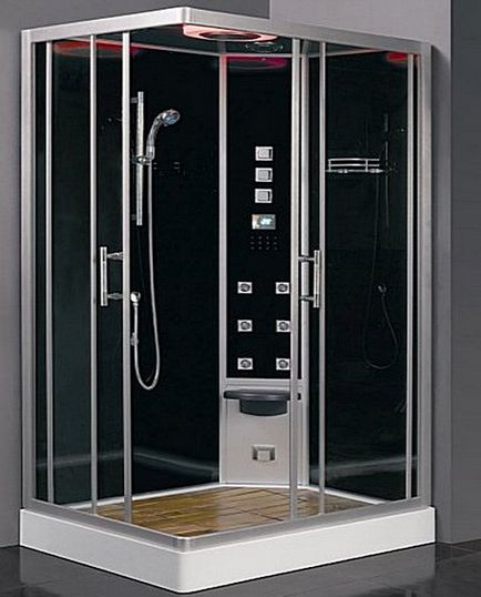 Cabină de duș eago eago - dz955f8 dreapta (120x90x230) cu abur