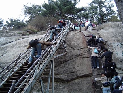 A Mount Huashan - egy paradicsom a kalandorok