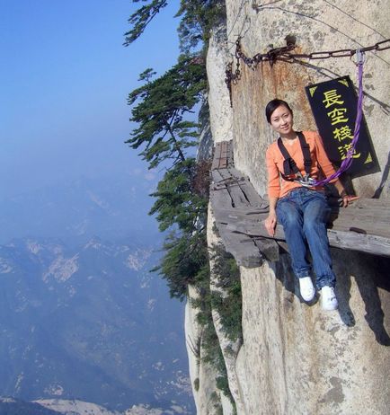 Muntele Huashan - un paradis pentru sporturile extreme