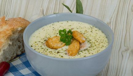 Грибний суп з плавленим сиром і печерицями покрокові рецепти
