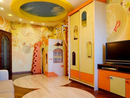 Ідеї ​​з оформлення стелі в дитячій кімнаті, наші будинки