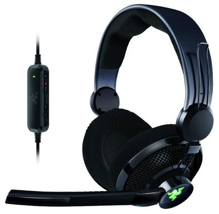 Gaming слушалки Razer carcharias оптимизирани за конзолата Xbox 360 версия за печат