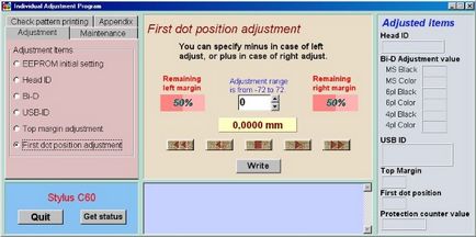 Інструкція з використання сервісної програми adjustment program epson