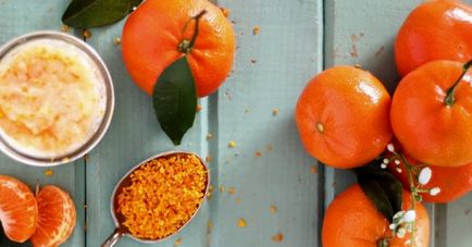 Utilizarea coajei de mandarină