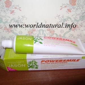 Jason naturale powersmile vârful pentru pasta de dinti