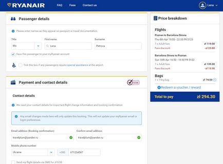 Cum să cumpărați un bilet pentru Ryanair și să faceți un check-in