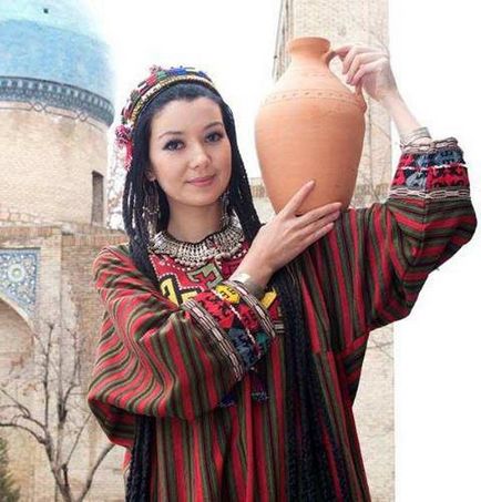Hogy hívják azt az üzbég ruhák üzbég nemzeti ruha fotó