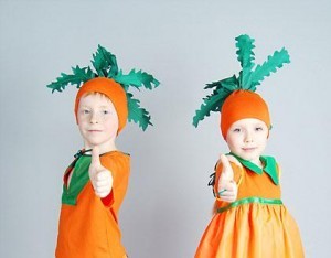 Hogyan készítsünk egy sárgarépa jelmez gyerek party