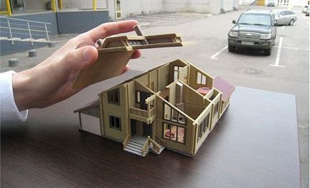 Як зробити макет будинку своїми руками