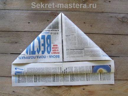 Як зробити невидиму шапку з паперу