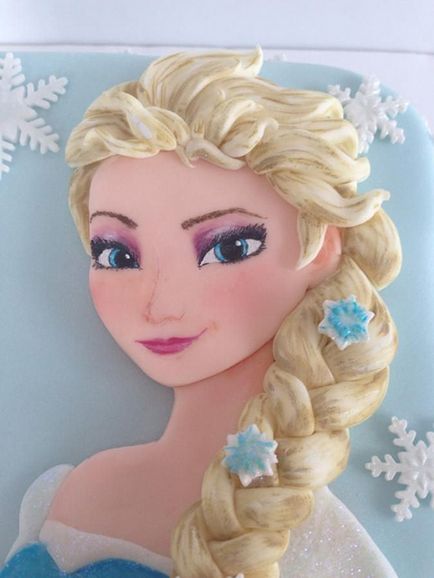 Hogyan készítsünk egy tortát Queen Elsa, Anna öntött, díszíteni ünnepi