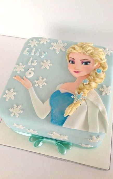 Hogyan készítsünk egy tortát Queen Elsa, Anna öntött, díszíteni ünnepi