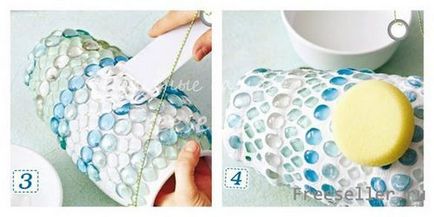 Як прикрасити вазу мозаїкою