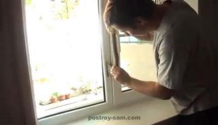 Як вийняти склопакет з віконної рами