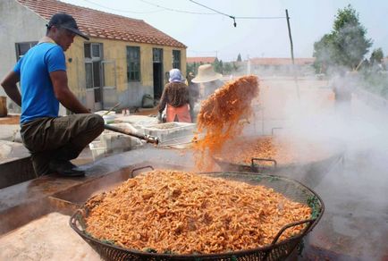 Ca și în China, produceți creveți fals (8 fotografii) - trinitate