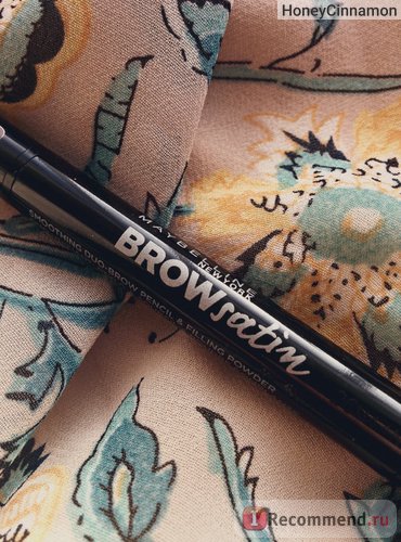 Олівець для брів maybelline satin brow - «maybelline brow satin - ідеальний заповнює дует!