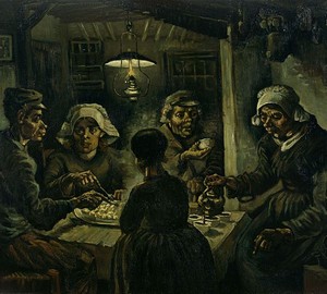 Картина - їдці картоплі, Вінсент Ван Гог, 1885