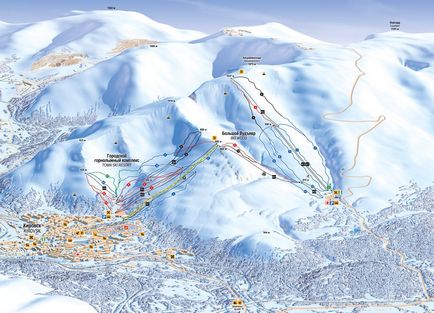 Stațiunea de schi Kirovsk în dealuri - prețurile din sezonul 2016-2017, pante, recenzii