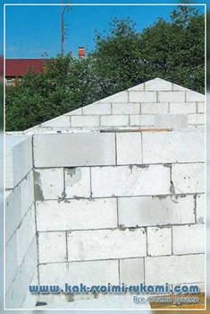 Кладка будинку з пористих (газобетон і пінобетон) стінових блоків, своїми руками - як зробити самому