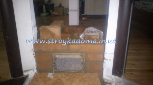 Furnace zidărie și instalarea de cenușă și ușă cuptor, casa cu mâinile proprii