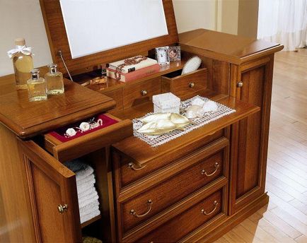 Dresser a belső (ládák) Komódok tükrökkel a belső