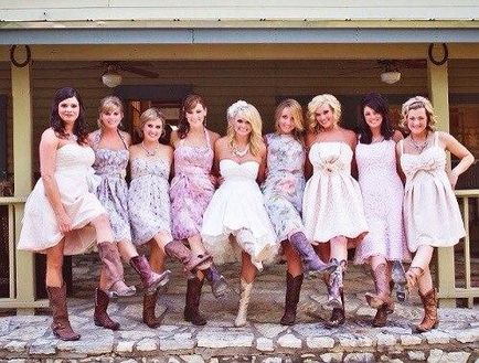cowboy esküvő