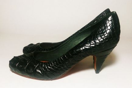 Pantofi de crocodil (62 de fotografii) cu ceea ce să poarte modele de sex feminin de pe piele de reptile și sub un crocodil