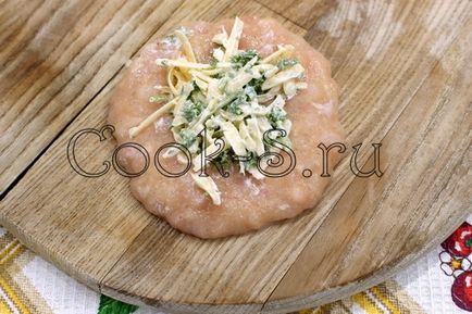 Pizda de pui cu brânză - rețetă pas cu pas cu poze, feluri de mâncare de pui