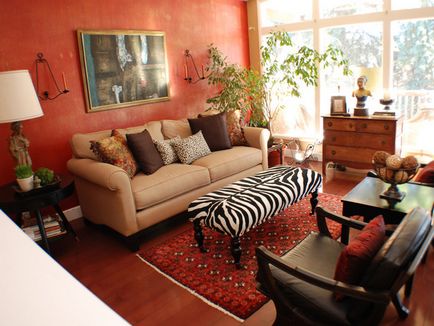 Stilul Leopard în interior, design, totul despre design și reparații la domiciliu