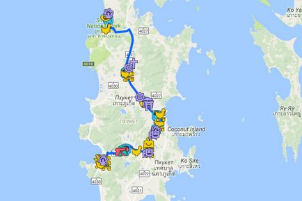 Trasee de autobuze în oraș Phuket - fotografie, hartă, program, atracții,