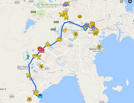 Trasee de autobuze în oraș Phuket - fotografie, hartă, program, atracții,