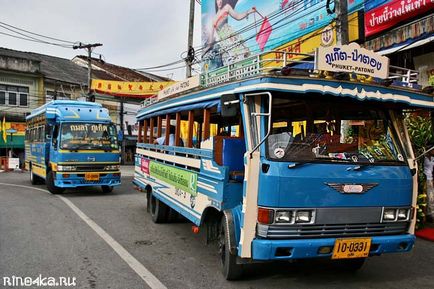 Маршрути міських автобусів на Пхукеті - фото, карта, розклад, пам'ятки,