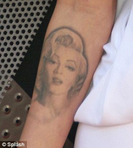 Меган фокс звела татуювання Мерилін Монро - зірки і знаменитості шоу бізнесу - новини з життя
