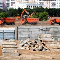 Москва, новини, на Ходинці приступили до робіт зі створення нового парку