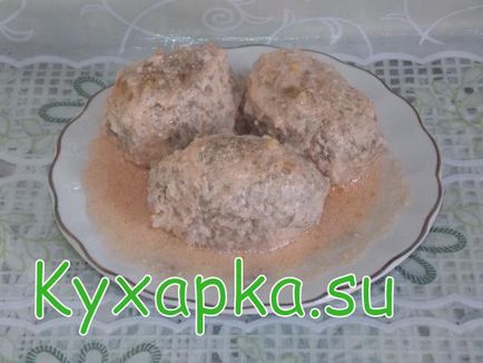 М'ясні котлети їжачки, страви по-домашньому з фото крок за кроком рецепта