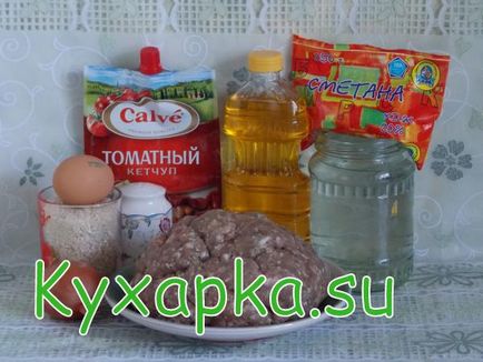 М'ясні котлети їжачки, страви по-домашньому з фото крок за кроком рецепта