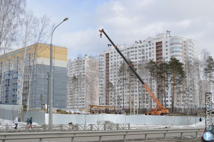 На чкалова - Краснолісся почалося будівництво будинку для співробітників фсб
