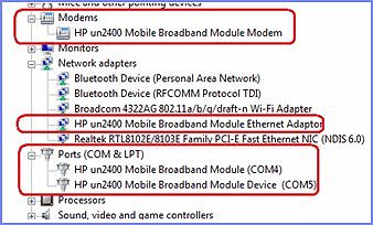 Notebooks hp - conexiune la o rețea fără fir mobilă în bandă largă (wwan) (Windows 7, Vista),